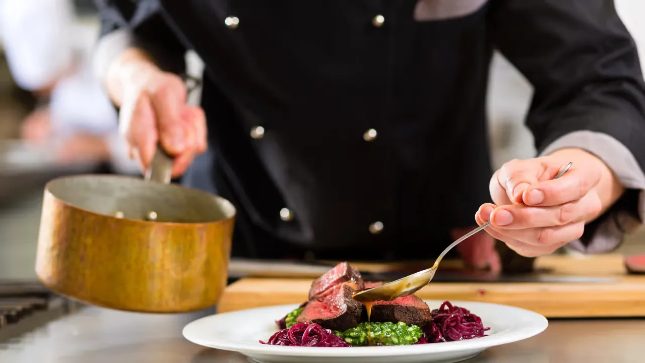 Maten och upplevelsen på restaurang